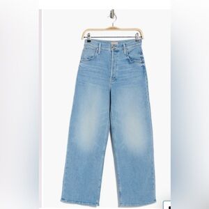 Mother  denim high waist spinner flood